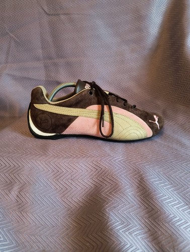 Puma Future CAT Low P II Brown, Beige, Pink suede leather woman’s Size 7