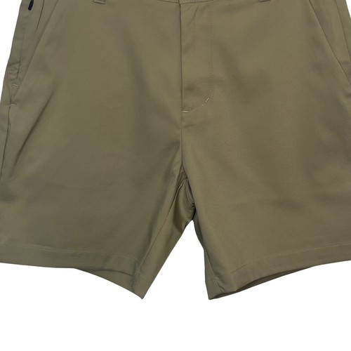 Puli Khaki Stretch Gewebte Shorts Herren Größe 32 Khaki Neu Golf Sommer - Bild 4 von 10