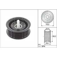 INA 532 0784 10 Umlenkrolle FüHrungsrolle Keilrippenriemen FüR Mercedes Benz