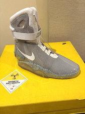 Nike Mag Self-lacing High Top Sneaker Graywhite Mens Us 13