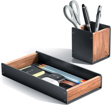 Desk Organizer Tray Pen and Pencil Holder Set Office Desktop Storage