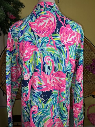 Lilly Pulitzer NWT UPF 50+ Skipper Dress Flamenco Beach 🦄 Size L - Picture 22 of 23
