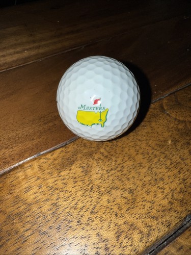 Titleist 3 White Masters Logo Golfball Rare Limited Edition Augusta National