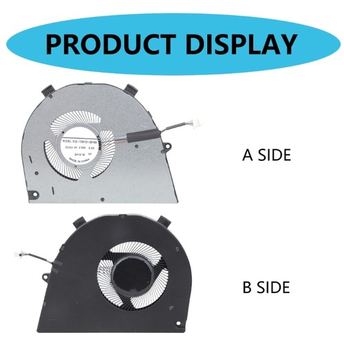 4-pin Laptop Cooler Heat Sink Low Noise for Vostro 16 5620 5625 0T8R2T Repair - Picture 5 of 8