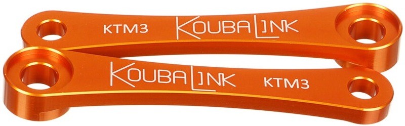 Rabaissement Koubalink 44.5 mm KTM pour poser enfin les pieds à plat
