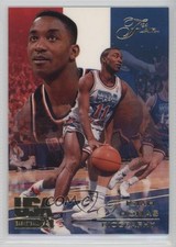 1994 Flair USA Basketball Biography Isiah Thomas #100 HOF