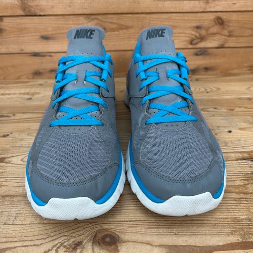 Nike Turnschuhe Herren Größe UK 9,5 Flex 2012 grau blau Laufen Fitness Y2K Schuhe - Bild 4 von 14
