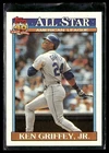 1991 Topps #392 Ken Griffey, Jr. Mariners Baseball Card 3603J