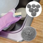  20 Stück Kochgeschirr-Schrubber, Schrubbpad, Küche, Edelstahl, Schrubber,