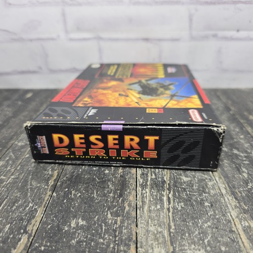 Desert Strike Return To The Gulf (Nintendo SNES, 1992) CIB Tested & Working - Picture 13 of 17