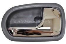 Fits 2002 To 2003 Mazda Protege5 Interior Door Handle Gray Chrome Passenger Side