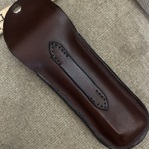 Buckeye Leder großes Klappmesser Gürteltasche Holster 6 1/2" Handarbeit Handarbeit - Bild 10 von 10