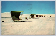 Vintage White Sands National Monument Picnic Area Postcard New Mexico
