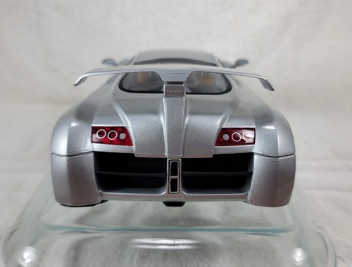 Modelo de coche Bdurago escala 1:18 Prima Giugiaro 2002 plata metálica hecho en Italia - Imagen 4 de 18