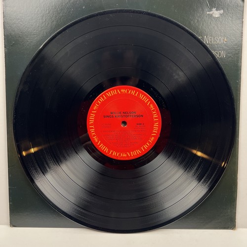 Willie Nelson Sings Kristofferson LP Vinyl Record 1979 Columbia JC 36188 - Picture 7 of 7