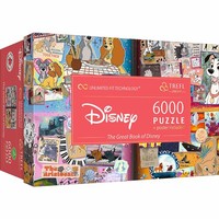 Trefl UFT Puzzle The Great Book Of Disney, 6000 Teile, 133.3 X 92.8 Cm, 81037