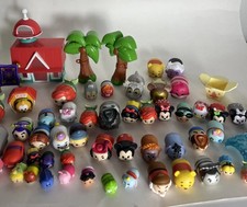 Disney Lot of 53 Tsum Tsum Vinyl Figures; Toy Story, Elsa, Anger, Buzz