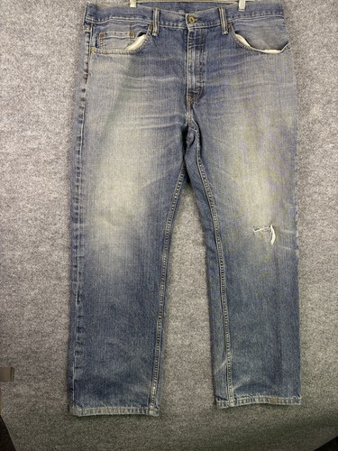 Pantalones de mezclilla Levi's 559 para hombre talla 38x32 azul calce regular pierna recta lavado claro - Imagen 1 de 9