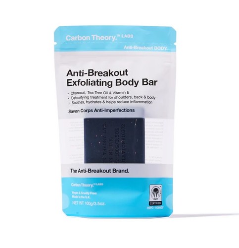 Carbon Theory Anti-Breakout Exfoliating Body Bar 100g - New - Picture 1 of 3