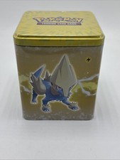 2022 Pokémon TCG Stacking Tin Sealed -Electric Type-Pikachu-3 packs
