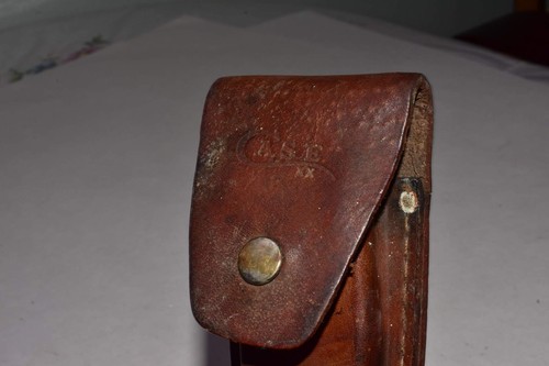 Vintage Case XX Two Blade Pocket Knife 5.25" with Leather Case - Picture 14 of 14