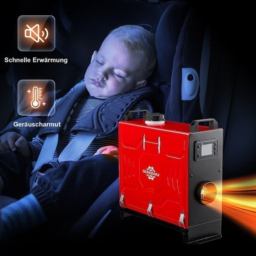 GEARZAAR Calentador de Aire Diesel Todo en Uno 5/8 KW con Control Remoto LCD Bluetooth - Imagen 13 de 77