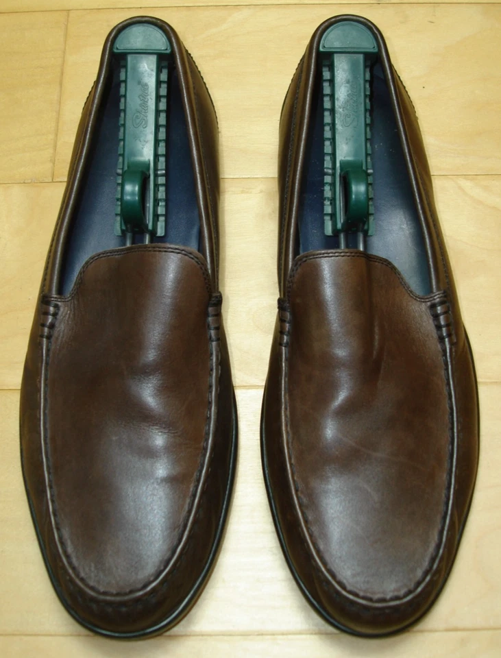 Mocasín, mocasín talla 12 M COLE HAAN GRAND de cuero marrón suave sin usar, sin usar, Foto 3 de 4