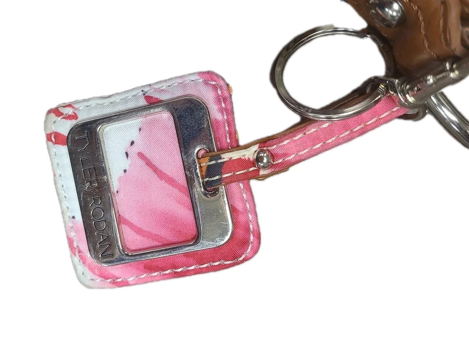 Bolso Bandolera de Hombro con Cuero Tyler Rodan Estampado Floral de Tela  Foto 4 de 4