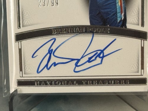 2024 National Treasures NASCAR BRENNAN POOLE Auto Firesuit Signatures 23/99 - Bild 3 von 4