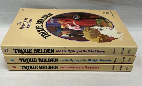 TRIXIE BELDEN Mysteries Golden Press Vintage 1980 3 book set Paperback - Picture 13 of 14
