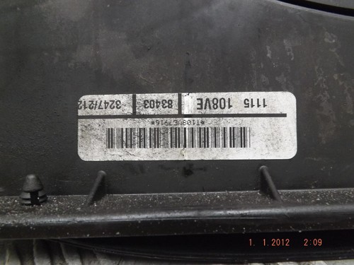 Jeep Patriot Radiator Cooling Fan With Ac 1115108ve 2.0 Diesel 2007-2012S - Picture 2 of 6