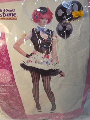 Sassie The Clown Halloween Costume Teen Size 3-5 Sassie Clown Costume Girls - Picture 4 of 8
