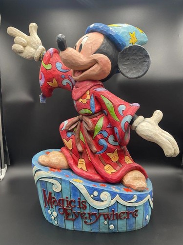 "MAGIC IS EVERYWHERE" MICKEY MOUSE SORCERER Enesco Disney Traditions FIGURE - Picture 2 of 13
