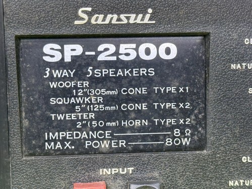 SANSUI SP-2500 Speaker Crossover Connector Assembly Works Well See Pics π₯π₯ - Picture 2 of 12