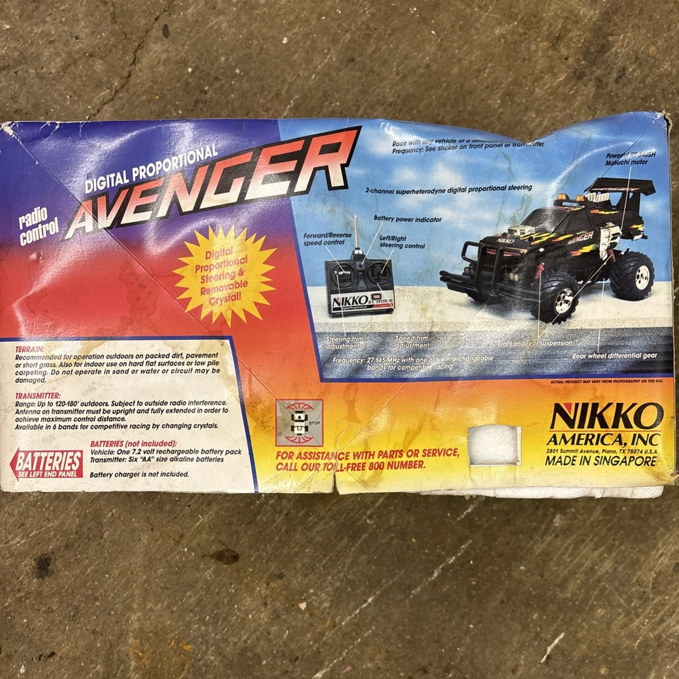 Vintage Nikko Avenger RC,Good Condition, Band 3 - Image 4 of 4
