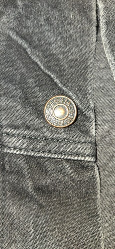 Levi's Black Denim Trucker Jacket 70598 4159 Men's Large - Picture 5 of 6