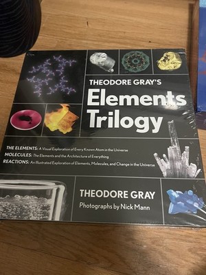 Theodore Gray Elements Trilogy 3-Book Box Set Chemistry Science Illustrated EUC
