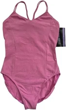 NWT Gilda Marx #1151 Pink Cyclamen Adult Ballet Camisole Dance Leotard