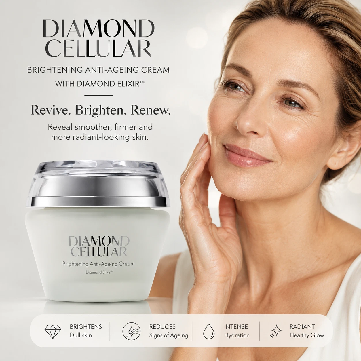 Diamond Cellular Brightening Anti-Ageing Cream Diamond Elixir Luxury Face Cream