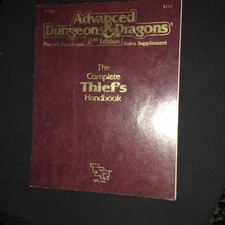 The Complete Thief's Handbook Advanced Dungeons & Dragons 2nd Edition Paperback