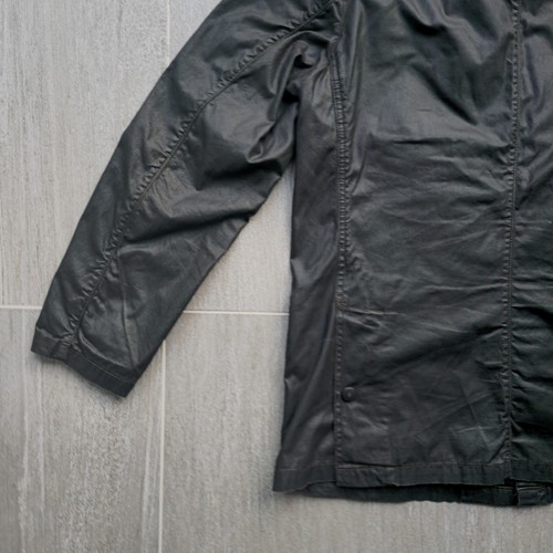 Barbour Rambler Carbon Jacket Size Medium Mens Black Unwaxed Rare - Picture 10 of 20