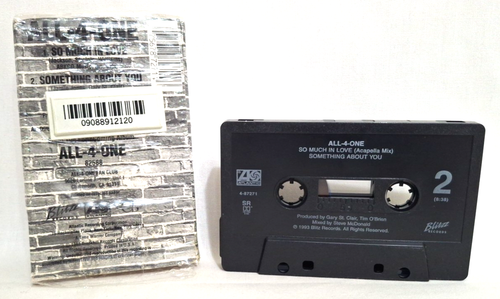 Vintage 1993 ALL-4-ONE So Much Love Something About You Cassette Tape Single - Picture 2 of 8