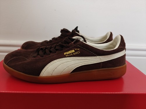 Puma Bluebird Vintage braun Wildleder Turnschuhe Herren Größe 8