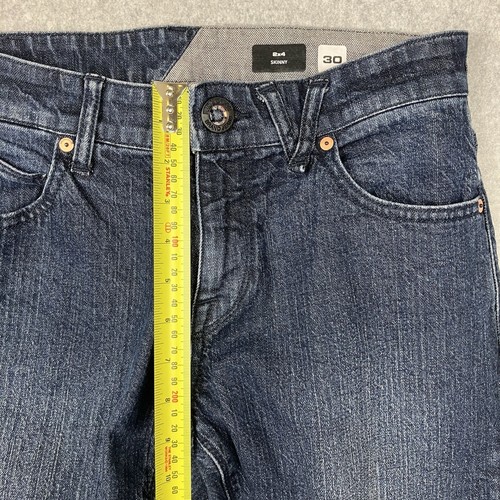 Volcom Jeans Men’s 30 Blue Skinny Fit Denim Pants Casual Streetwear - Picture 15 of 18