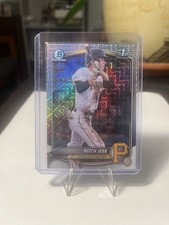 2025 Bowman - Chrome Prospects Mitch Jebb #BCP-41 Mojo Refractor (RC) Pirates