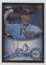 2011 Topps Chrome Rookie Auto Black Refractor 94/100 Alex Cobb #207 Auto 0o48