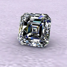 Natural D Color Loose gems Lab Grown CVD Diamond 2 Ct Asscher Cut VVS1 Certified