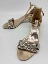 Badgley Mischka Gold Size 9.5 Block Heels