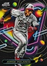 Jorge Polanco 2023 Topps Cosmic Chrome 105 Minnesota Twins Baseball Card