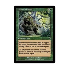 WOTC MtG Invasion Fertile Ground (C) (Foil) EX